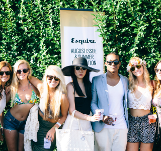 Esquire summer issue celebration at the pool